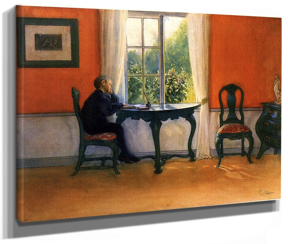Holiday Reading By Carl Larsson