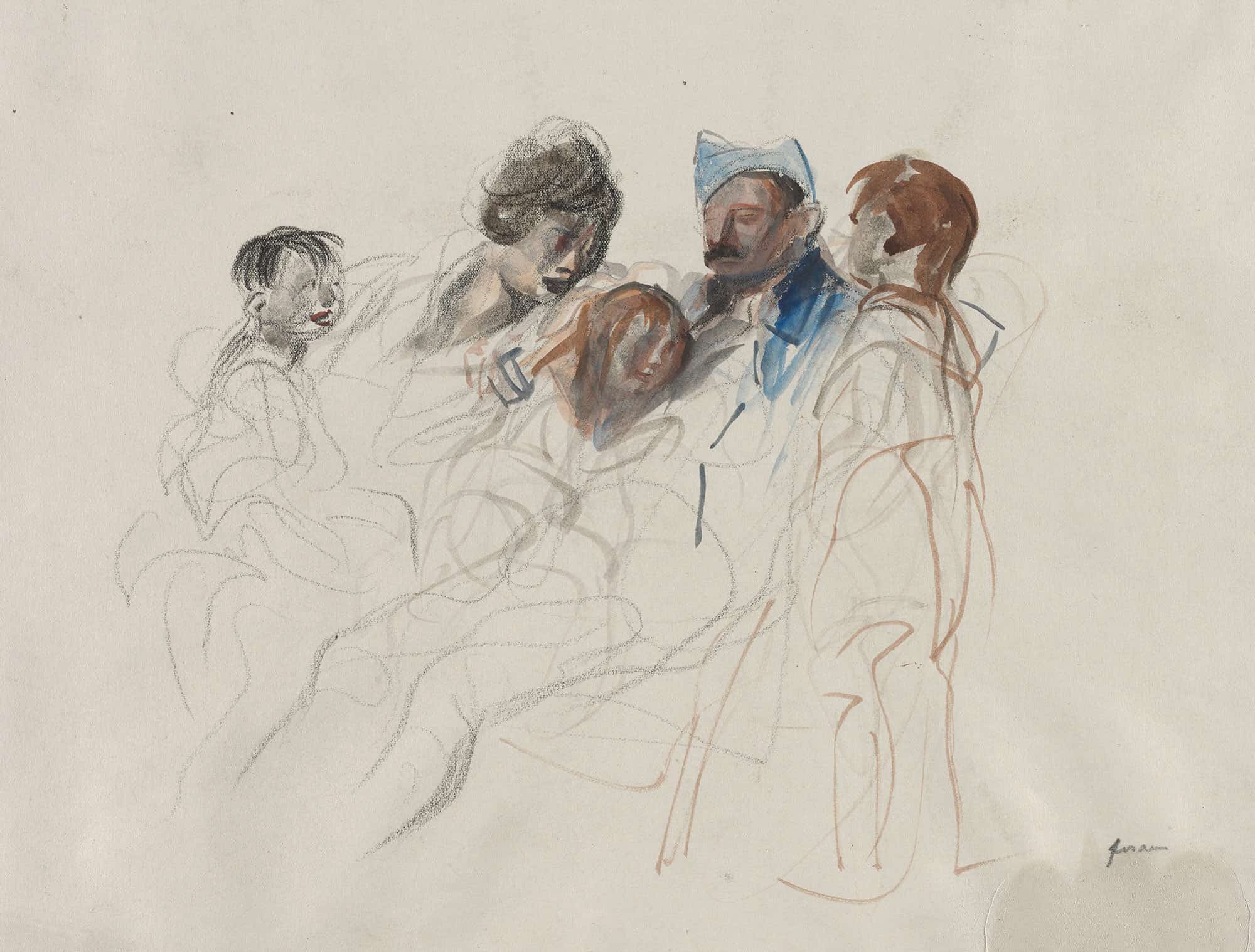 Home On A Furlough Fourth Quarter S Or First Third S by Jean Louis Forain