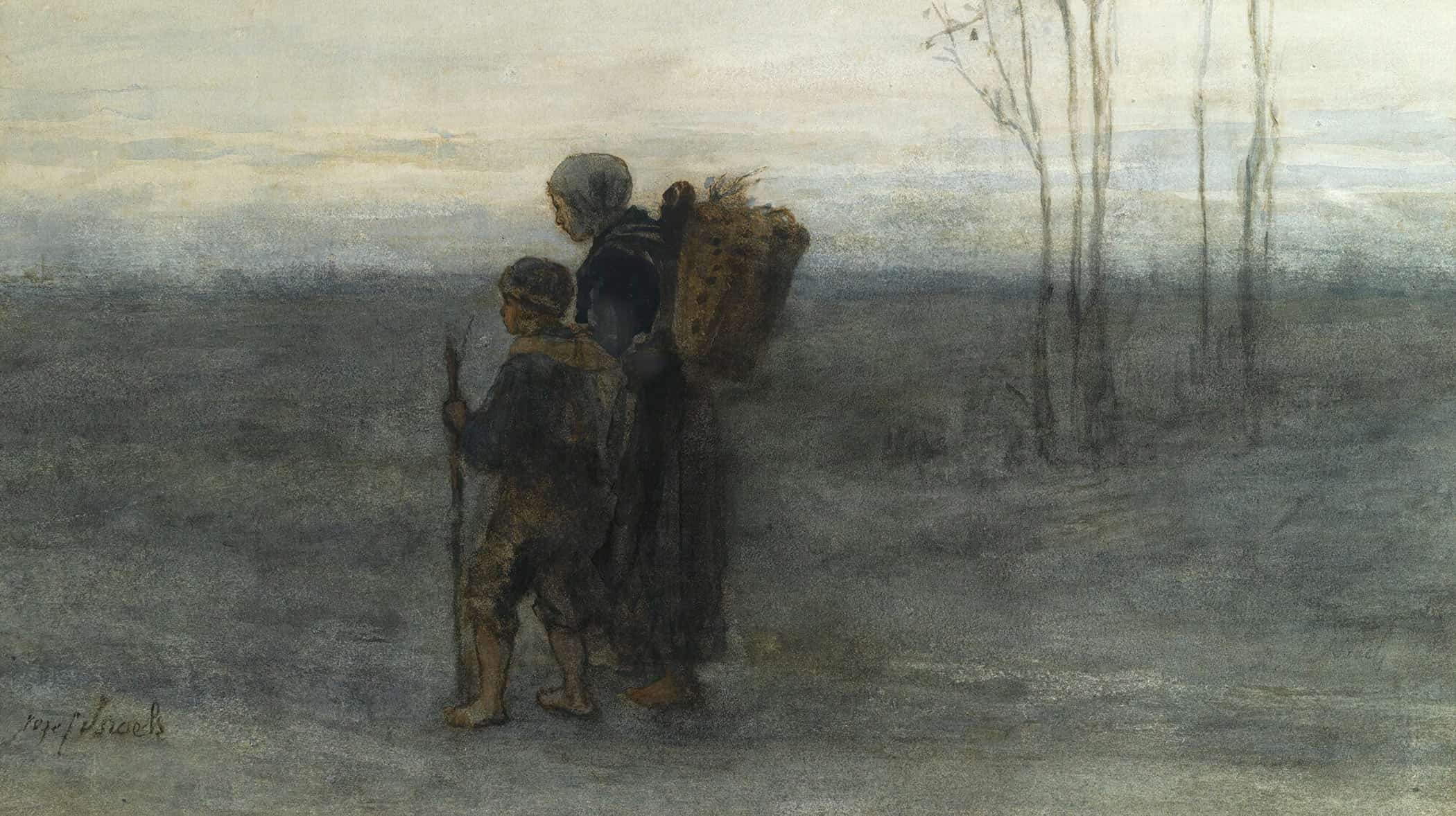 Homeward Bound by Jozef Israels - Image 2
