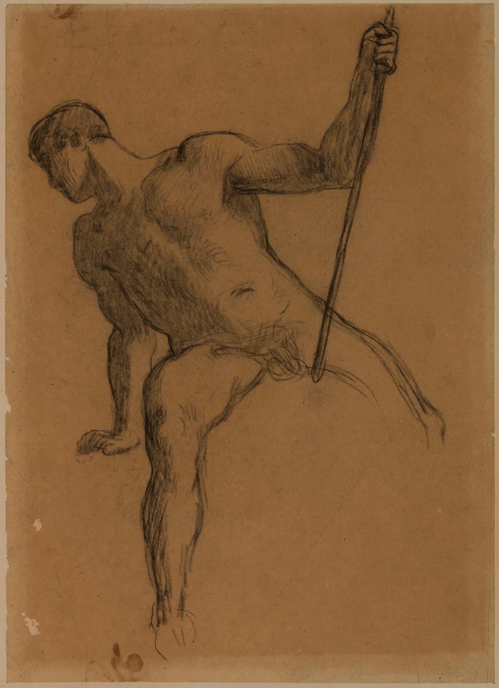 Homme Nu Assis by Pierre Puvis De Chavannes - Image 2