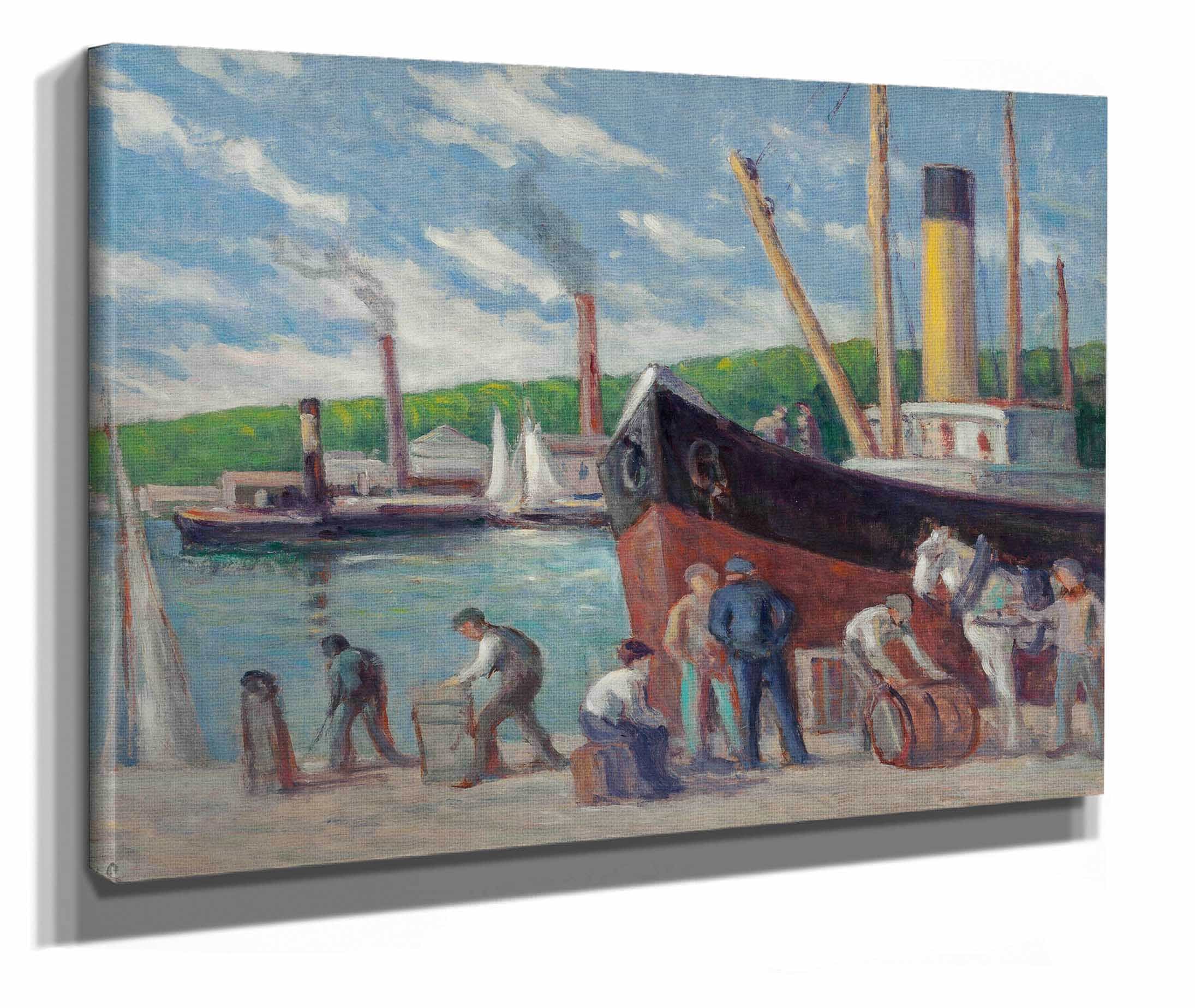 Honfleur Remorqueur A Quai by Maximilien Luce - Image 2