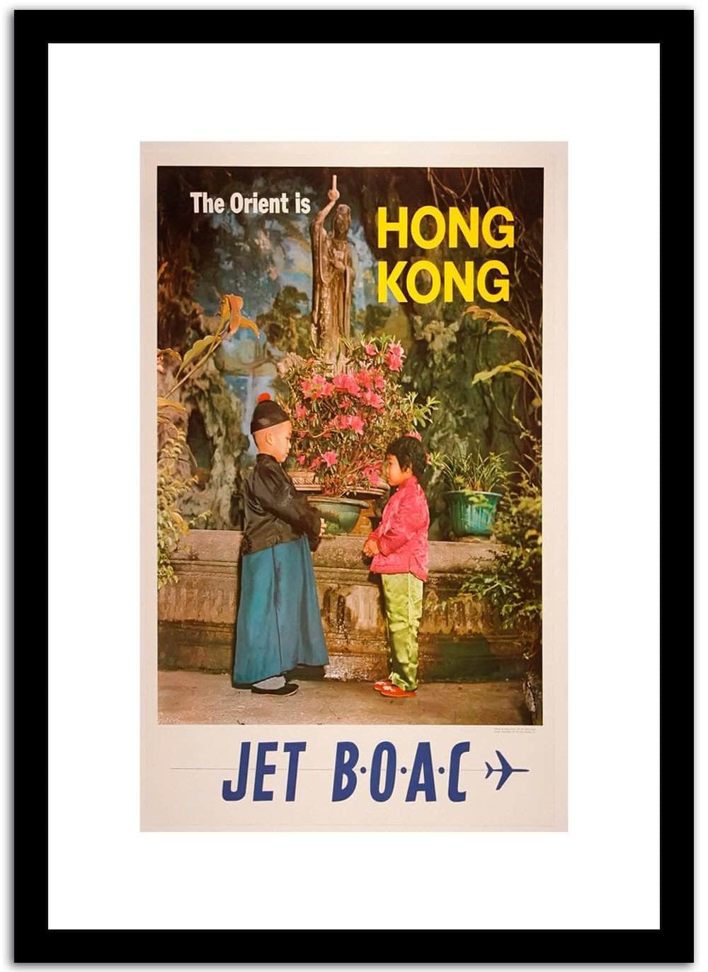 Hong Kong Vintage Poster
