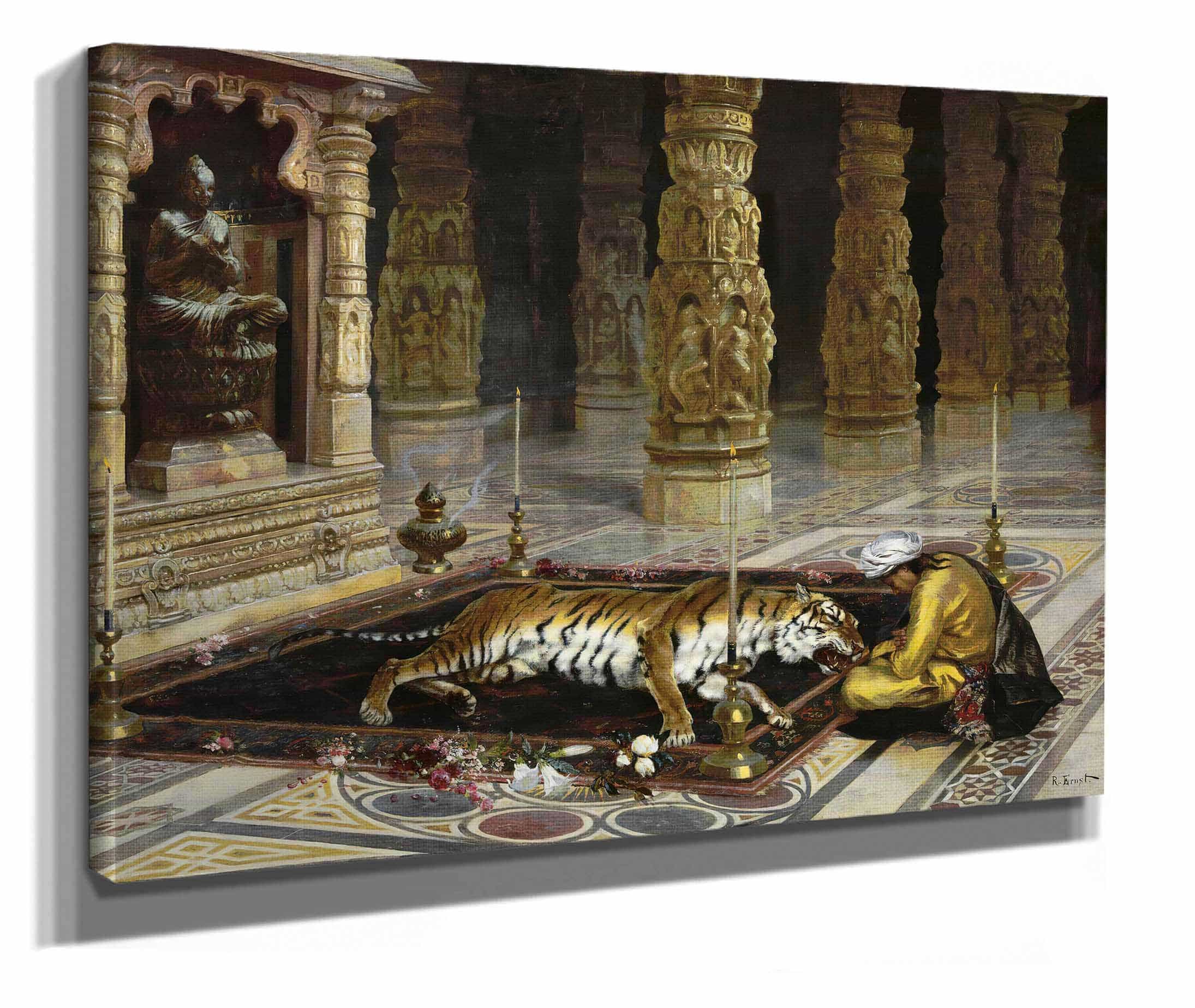 Honoring The Tiger by Rudolf Ernst - Image 2