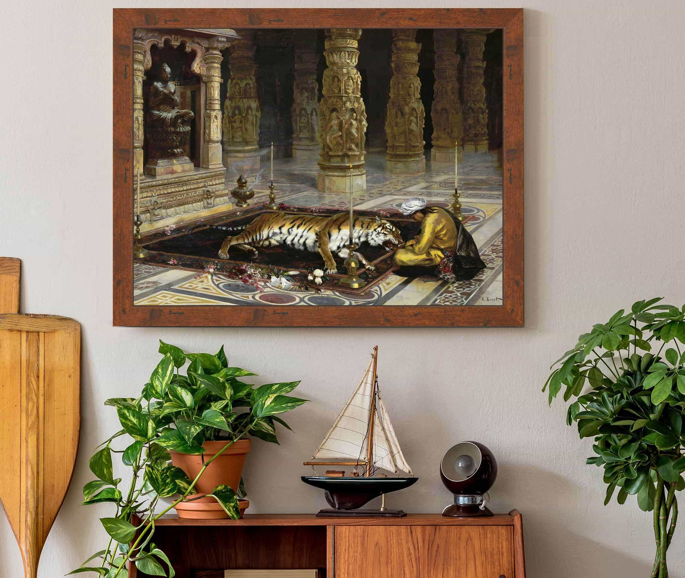 Honoring The Tiger by Rudolf Ernst - Image 3