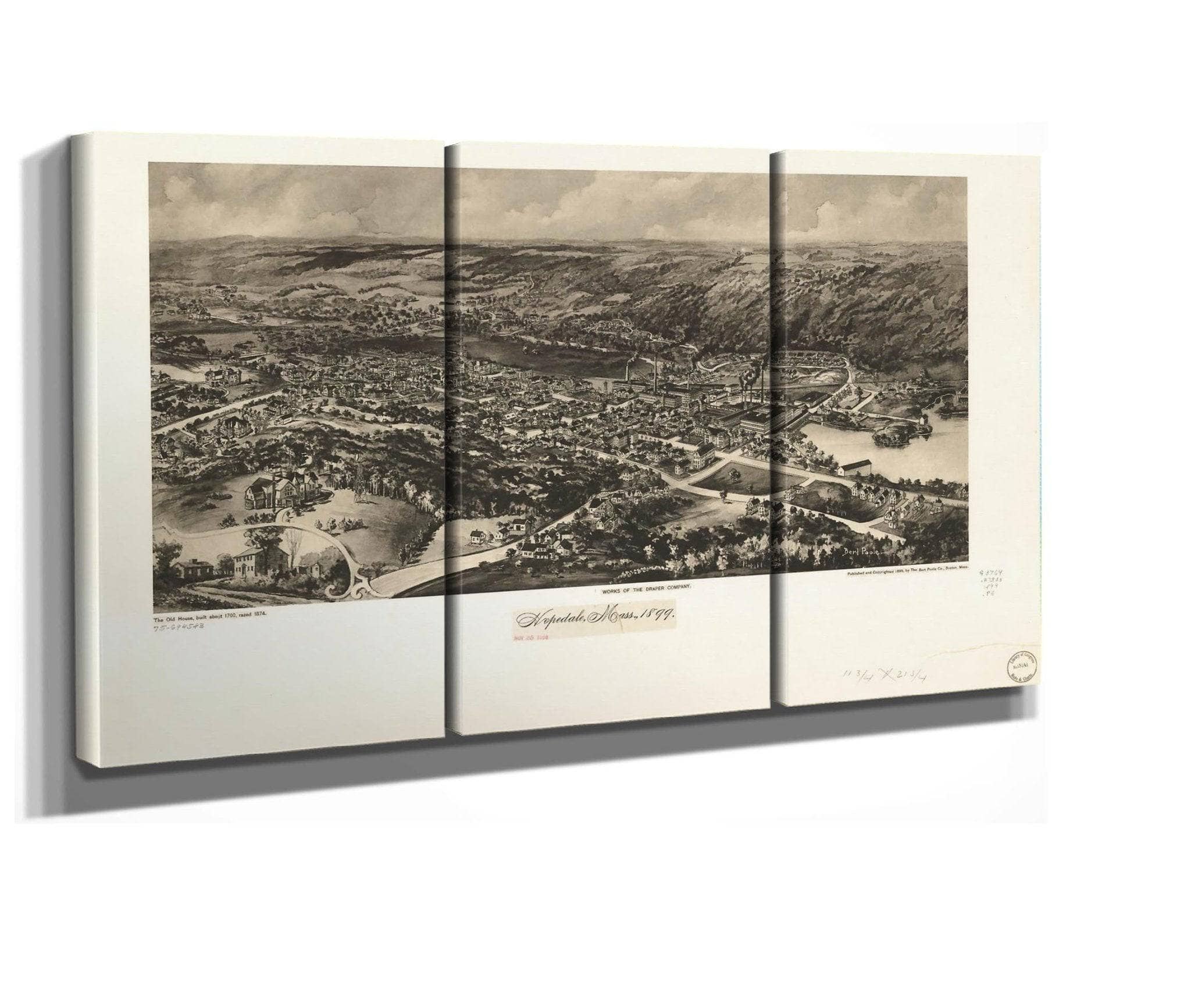 Hopedale Mass 1899 State Of Massachusetts - Image 2