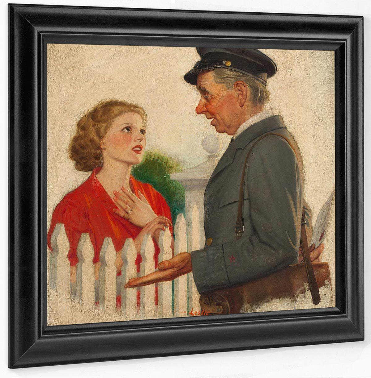 Hoping For A Letter Liberty Magazine Cover April 28 1934 By Leslie Thrasher - Image 6