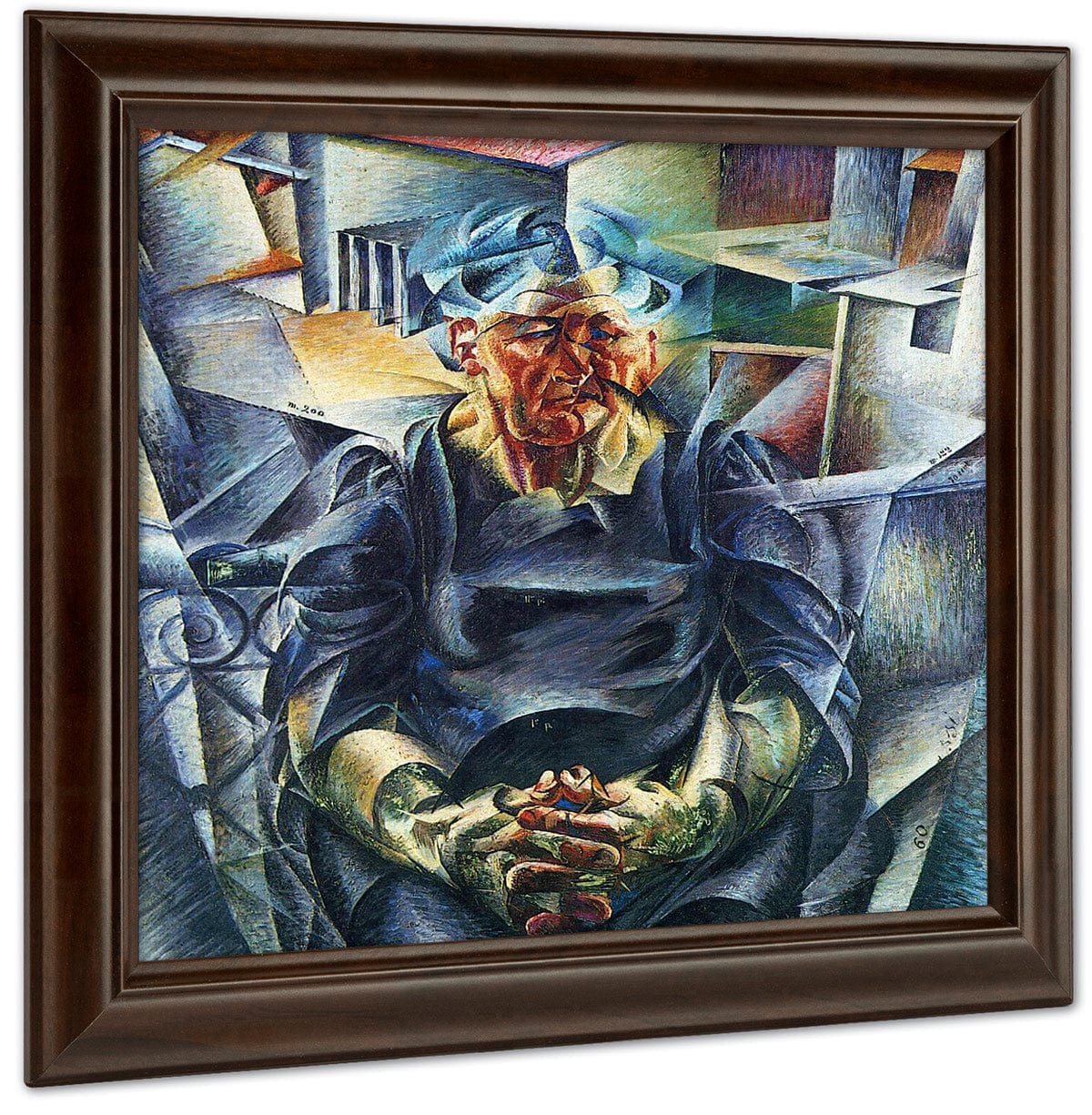 Horizontal Volumes 1912 Futurism Oil On Canvas Private Collection By Umberto Boccioni - Image 4