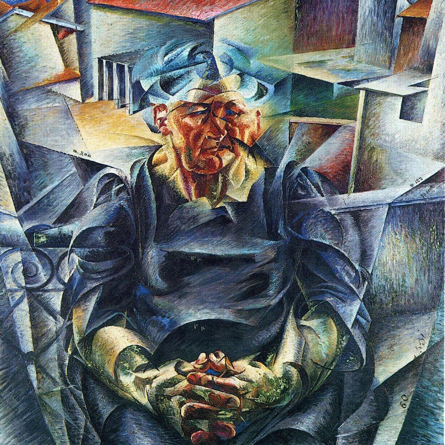 Horizontal Volumes 1912 Futurism Oil On Canvas Private Collection By Umberto Boccioni - Image 5