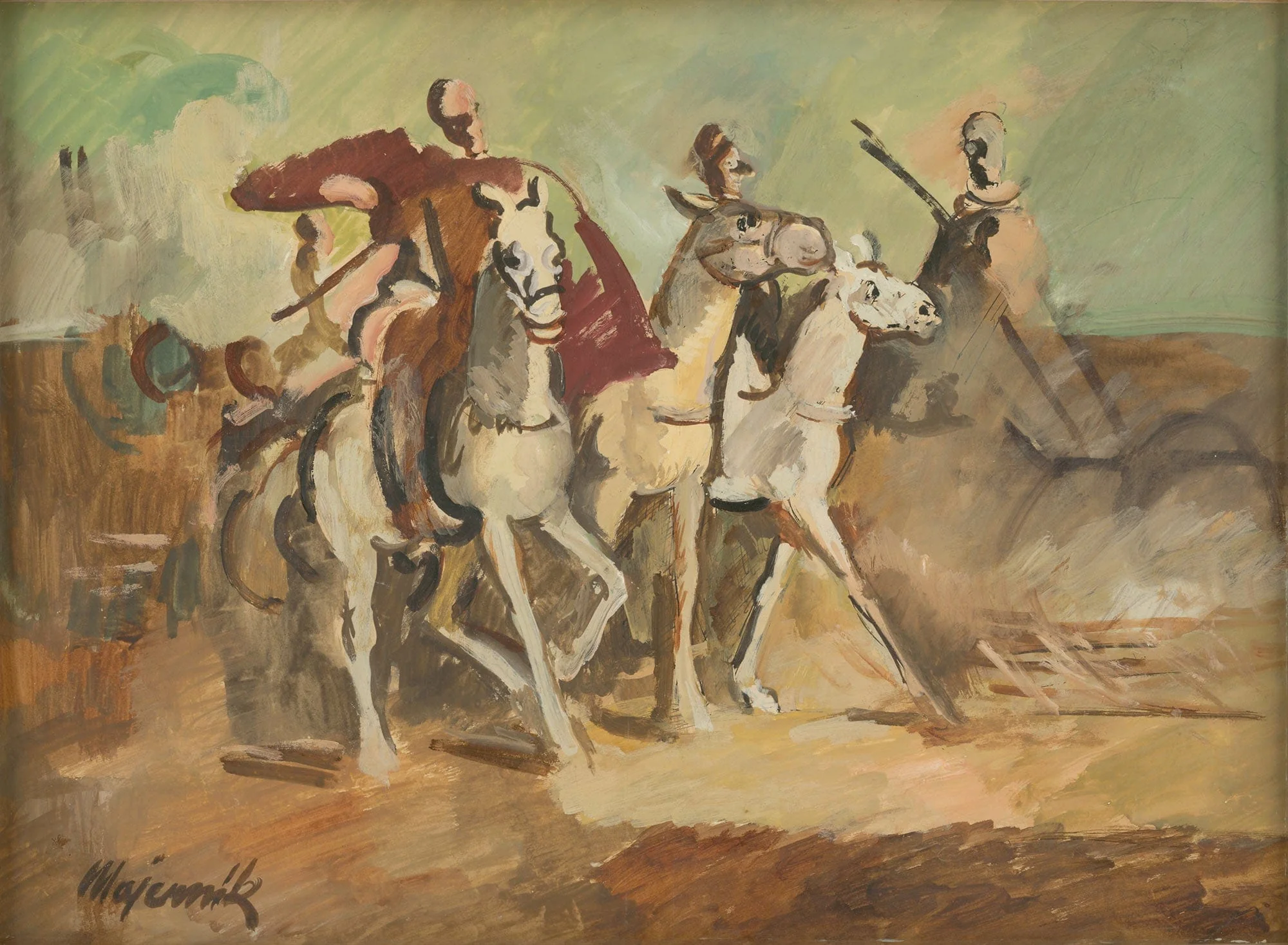 Horse Riders by Cyprian Majernik
