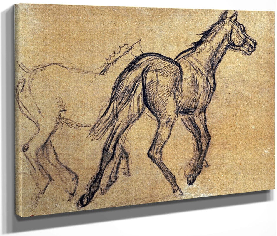 Horses By Edgar Degas