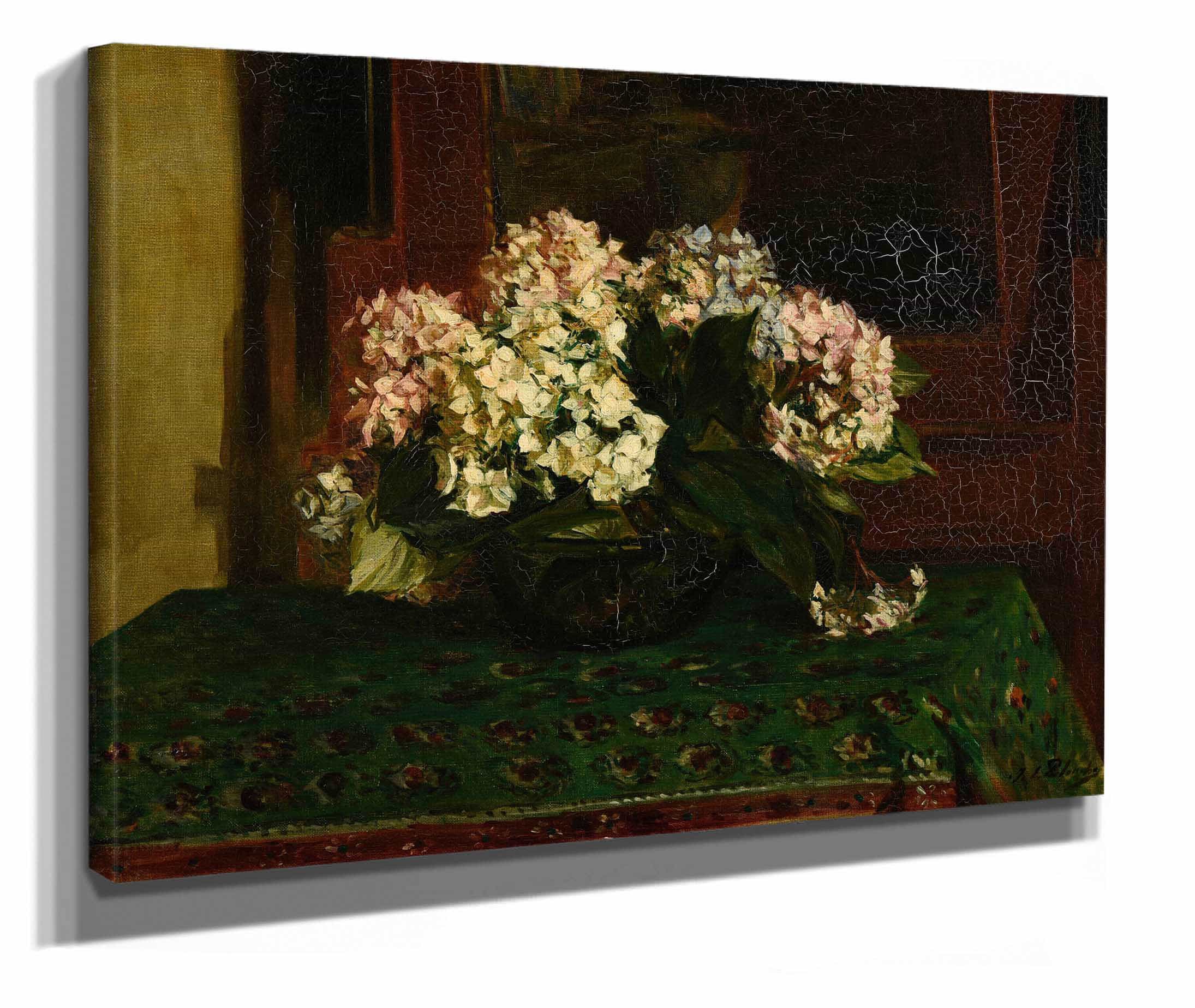Hortensias Grande Chaleur by Jacques Emile Blanche - Image 2
