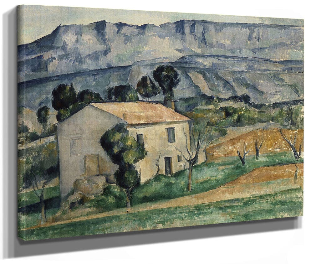 House In Provence By Paul Cezanne