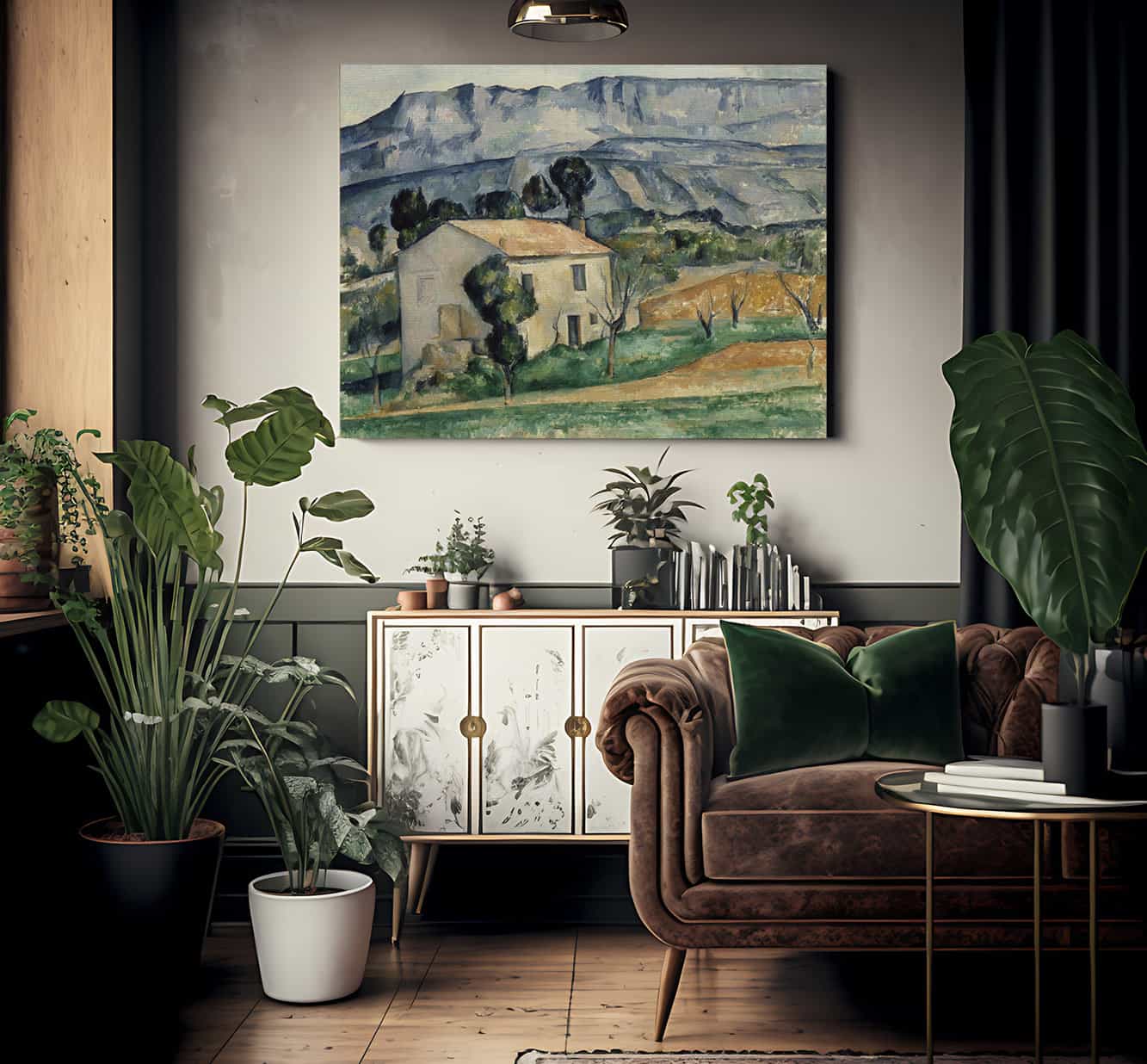 House In Provence By Paul Cezanne - Image 2