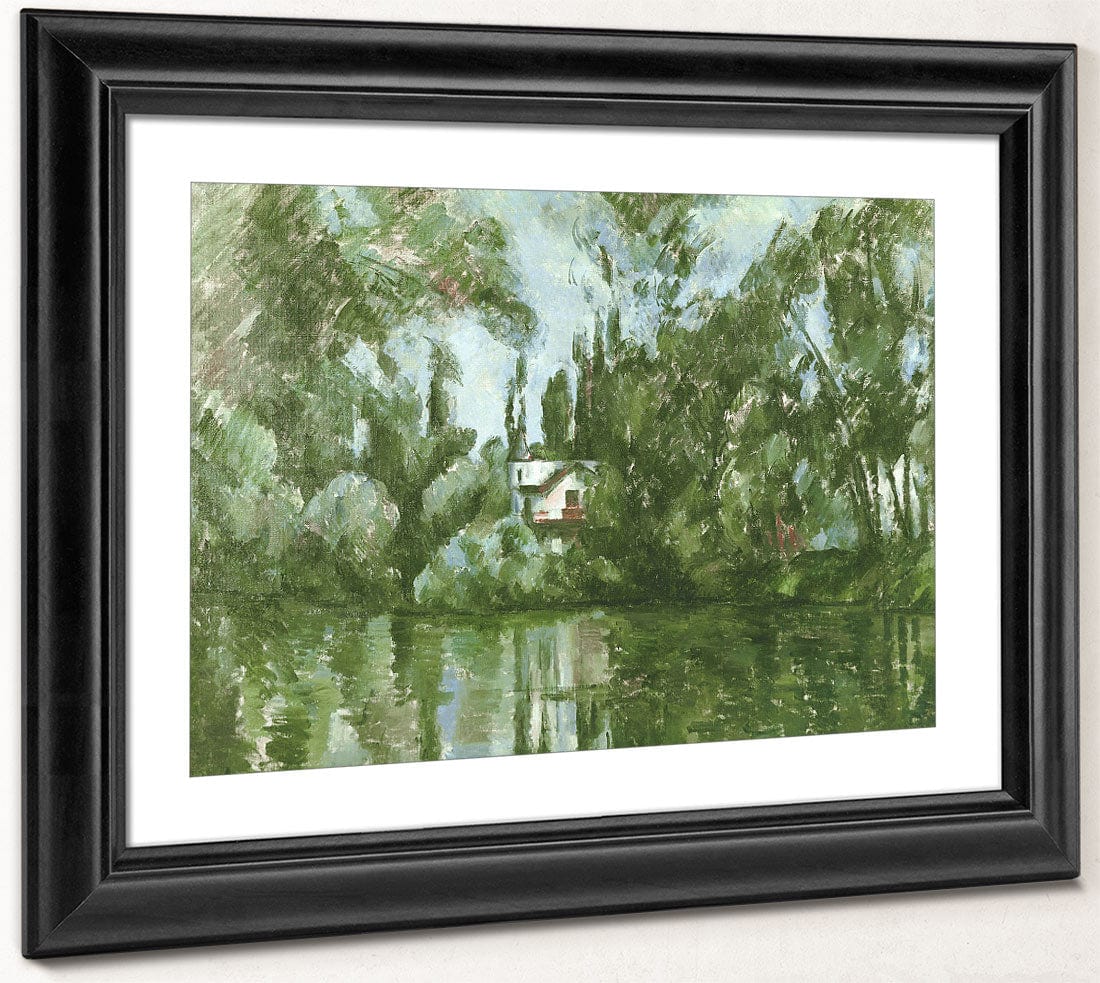 House On The Banks Of The Marne By Paul Cezanne - Image 4