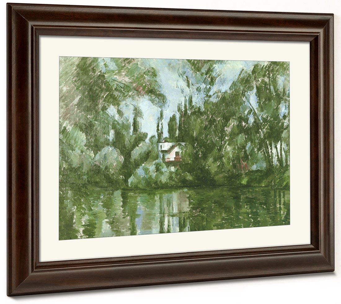House On The Banks Of The Marne By Paul Cezanne - Image 5