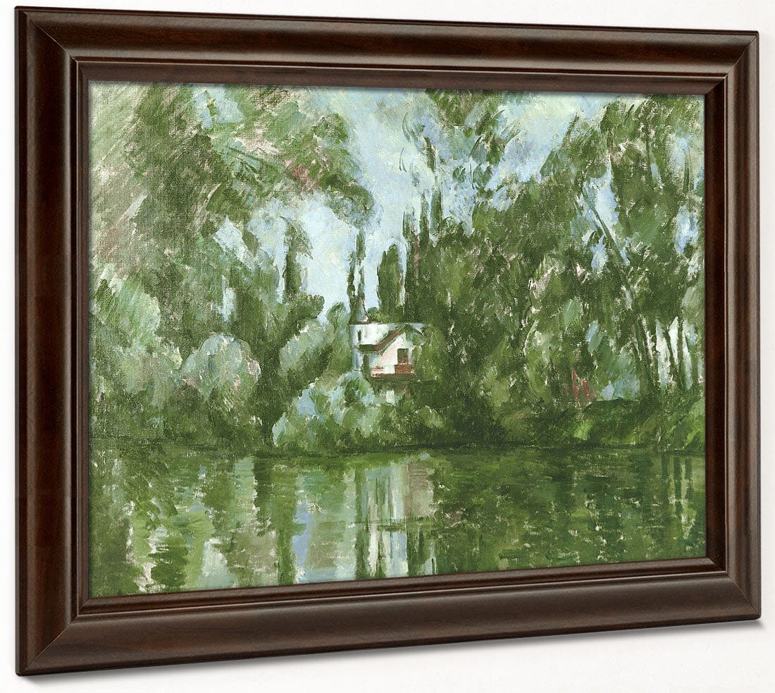 House On The Banks Of The Marne By Paul Cezanne - Image 6