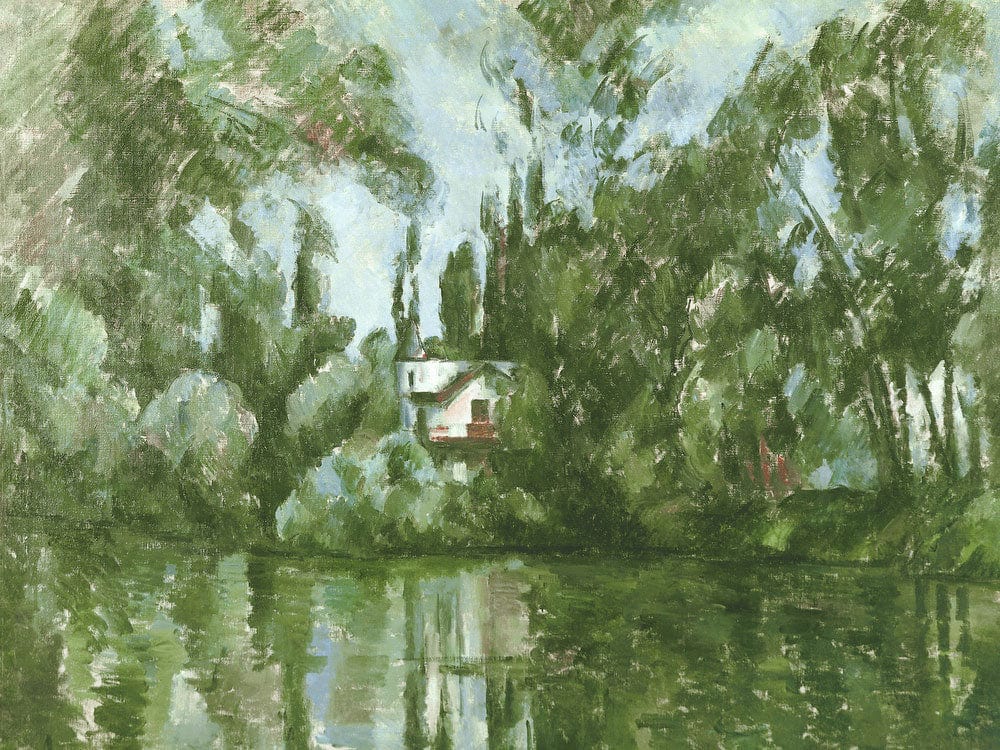 House On The Banks Of The Marne By Paul Cezanne - Image 7