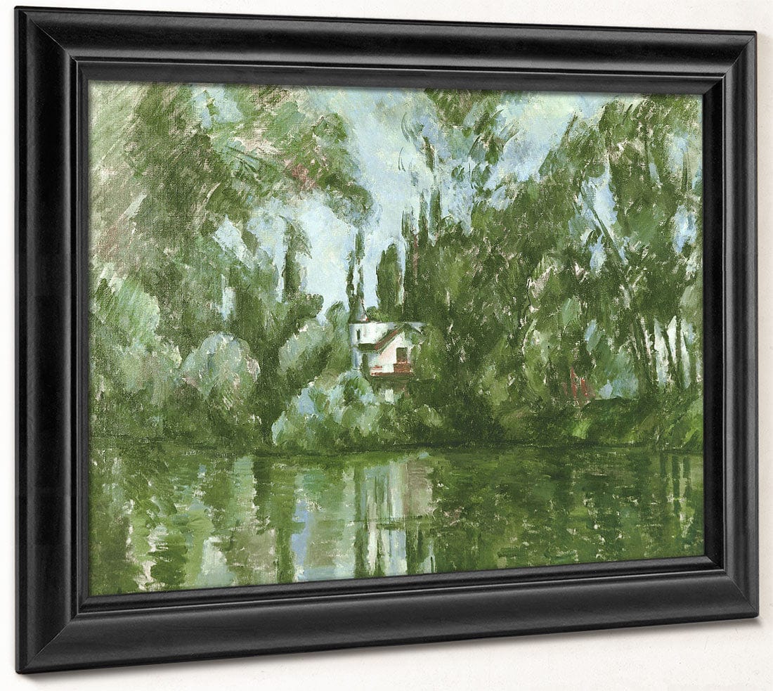 House On The Banks Of The Marne By Paul Cezanne - Image 8
