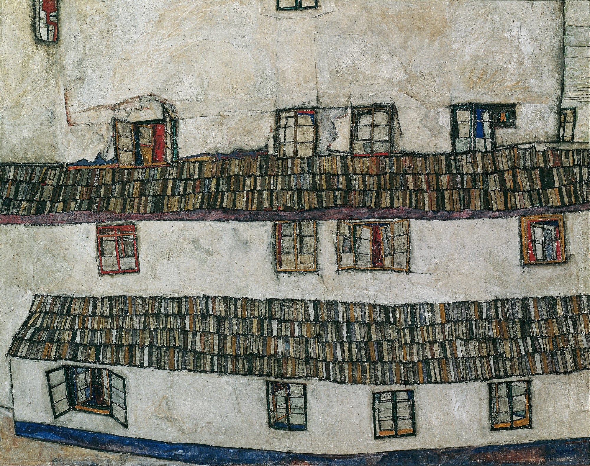 House Wall Window by Egon Schiele - Image 2