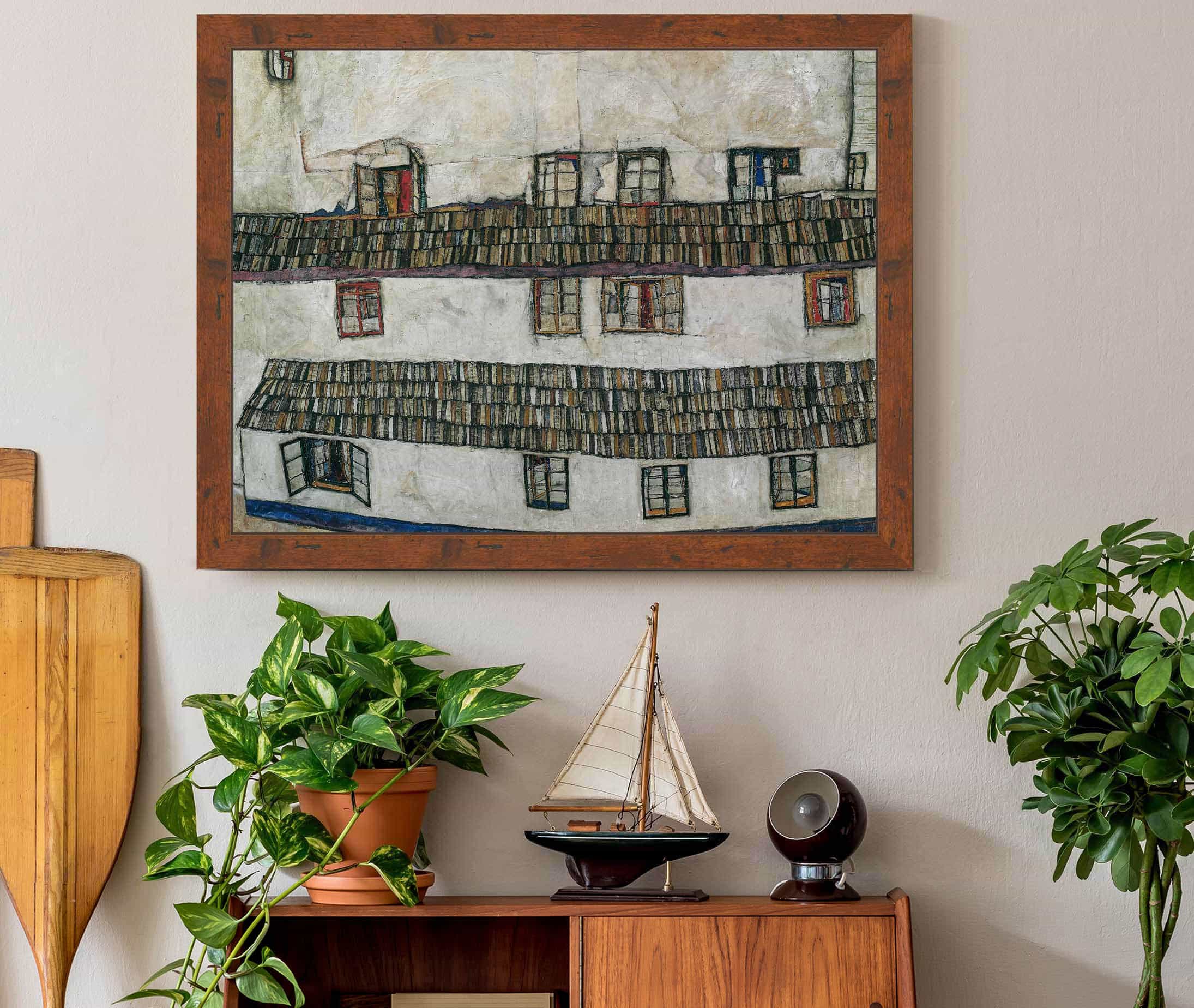 House Wall Window by Egon Schiele - Image 3