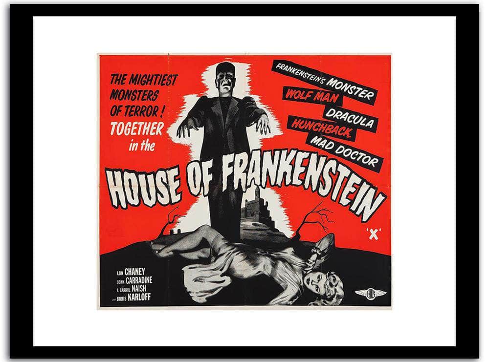House Of Frankenstein Vintage Poster