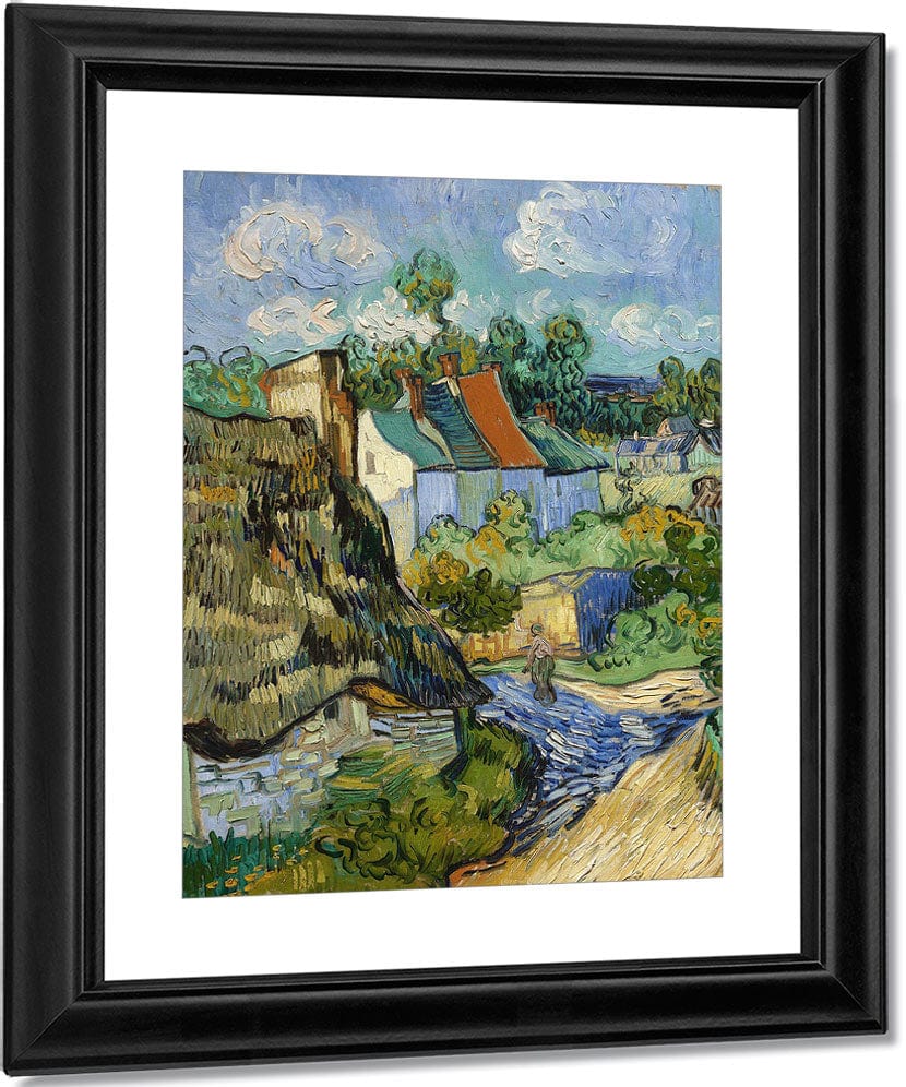 Houses At Auvers By Vincent Van Gogh - Image 3