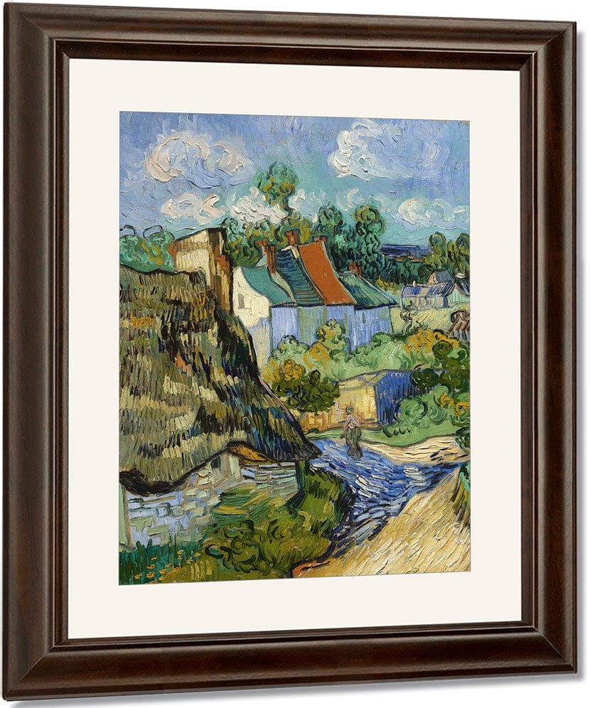 Houses At Auvers By Vincent Van Gogh - Image 4