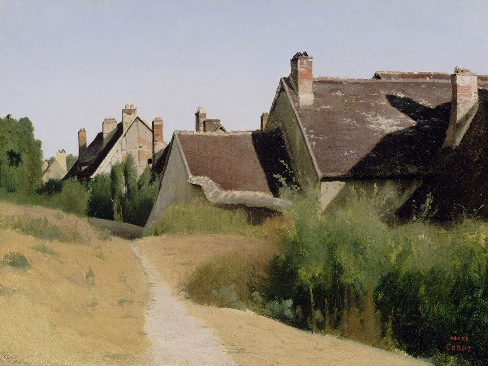 Houses Near Orleans (Maisons Aux Environs D'orleans) By Jean Baptiste Camille Corot - Image 5