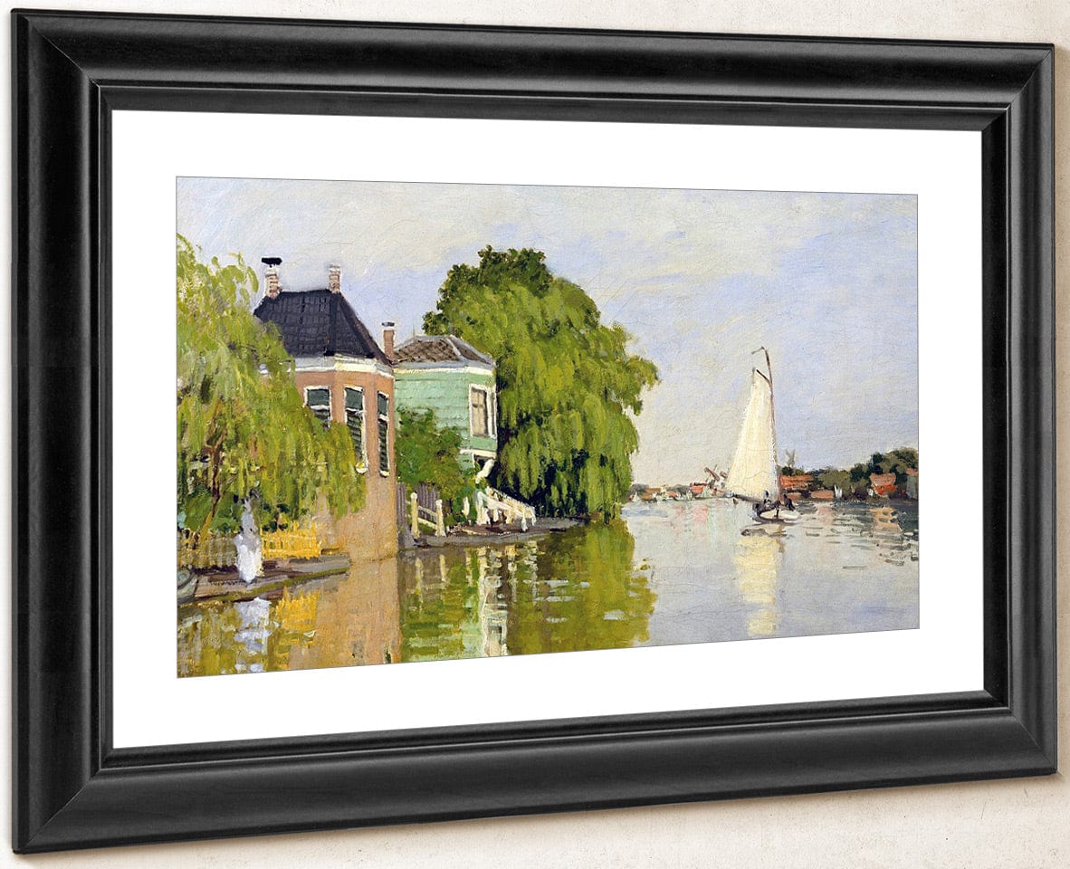 Houses On The Achterzaan By Claude Monet - Image 4