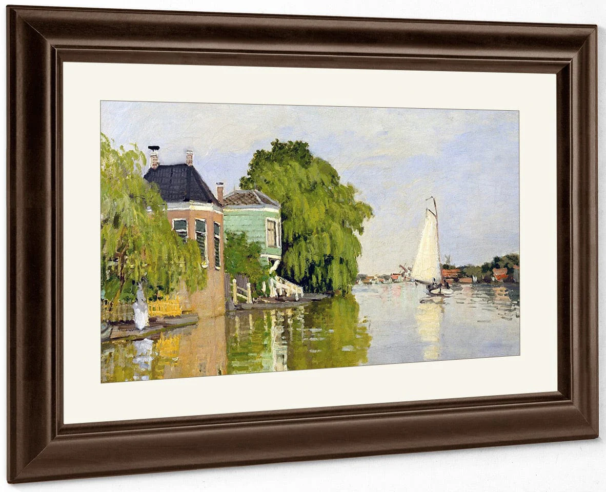 Houses On The Achterzaan By Claude Monet - Image 5