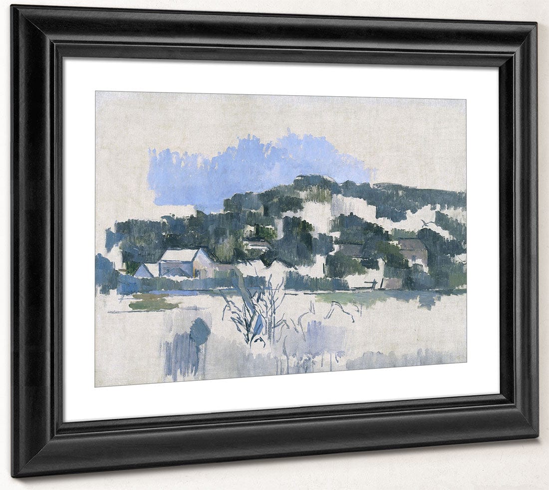 Houses On The Hill By Paul Cezanne - Image 4