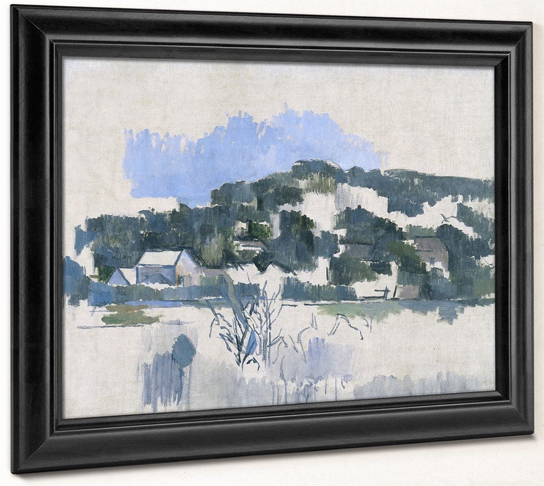 Houses On The Hill By Paul Cezanne - Image 8
