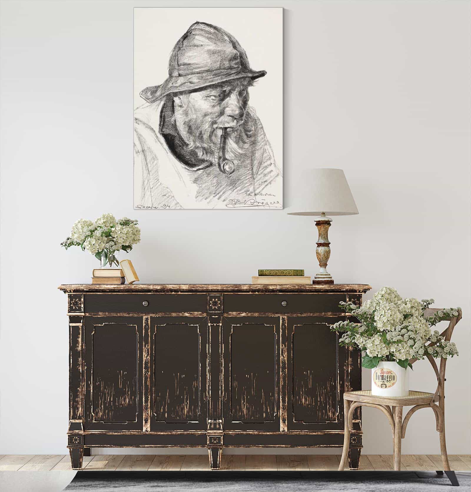 Hoved Af En Skagensfisker by Peder Severin Kroyer - Image 4