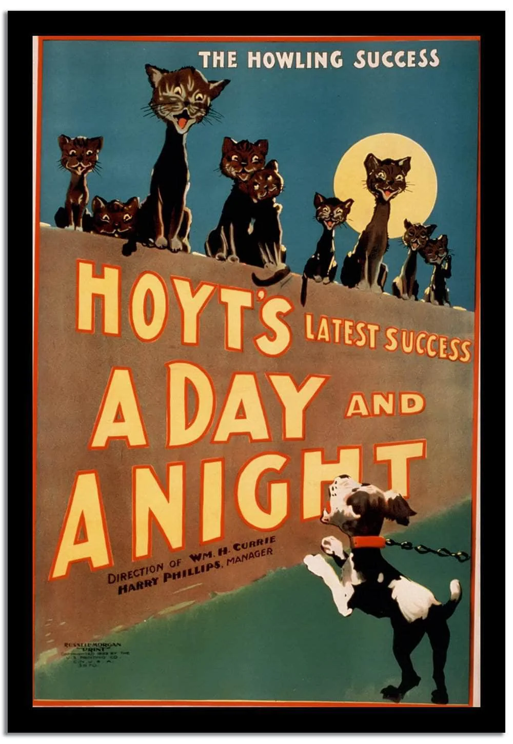 Hoyts A Day A Night Vintage Poster - Image 2