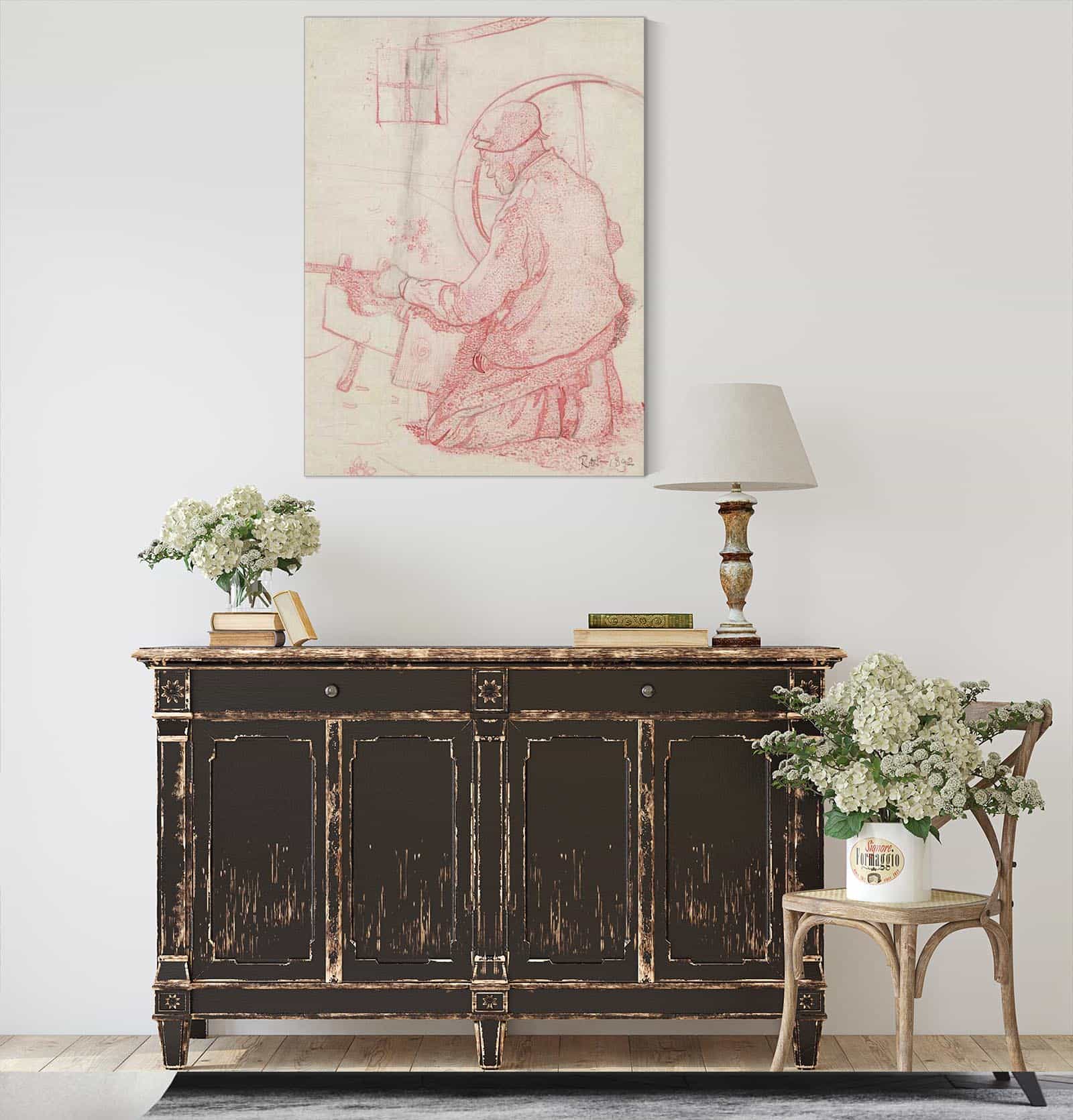 Huiswever Uit Laren by Richard Nicolaus Roland Holst - Image 4