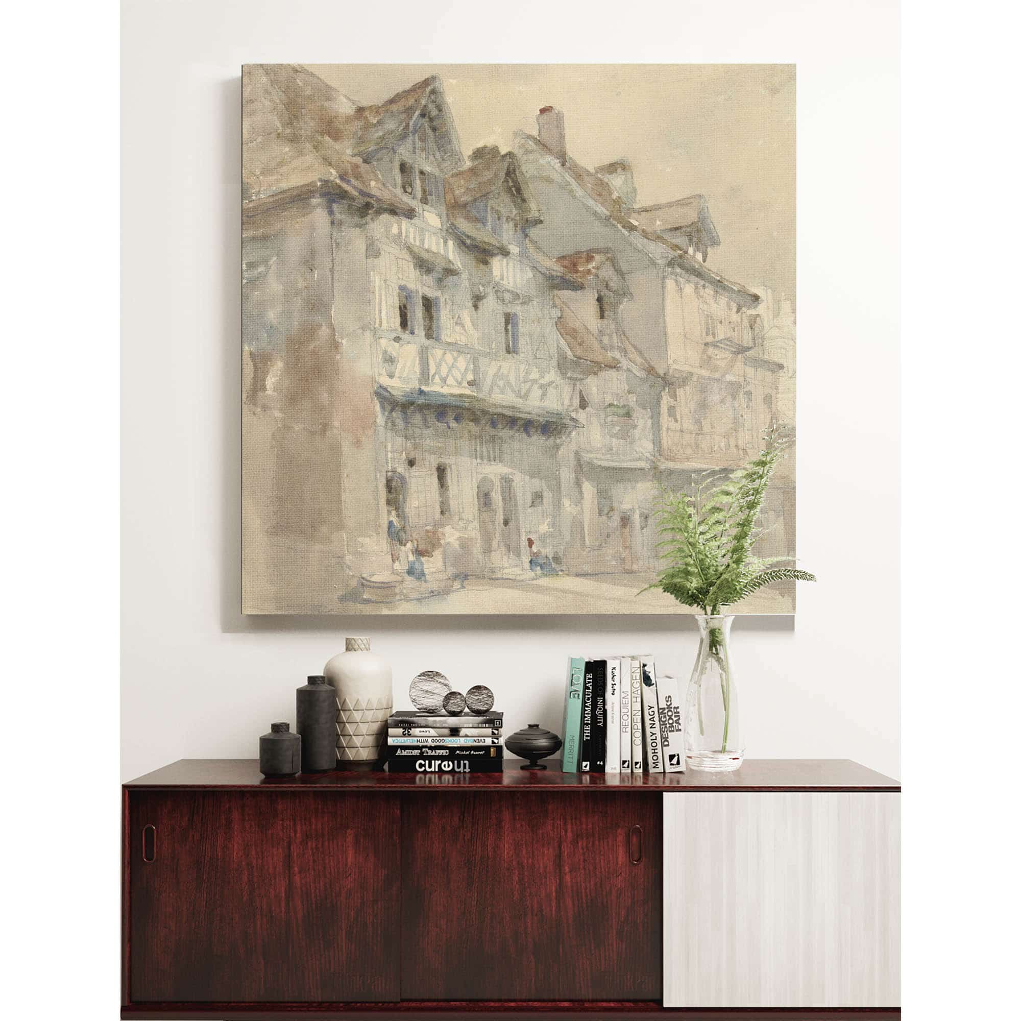 Huizen In Dieppe by David Roberts - Image 5