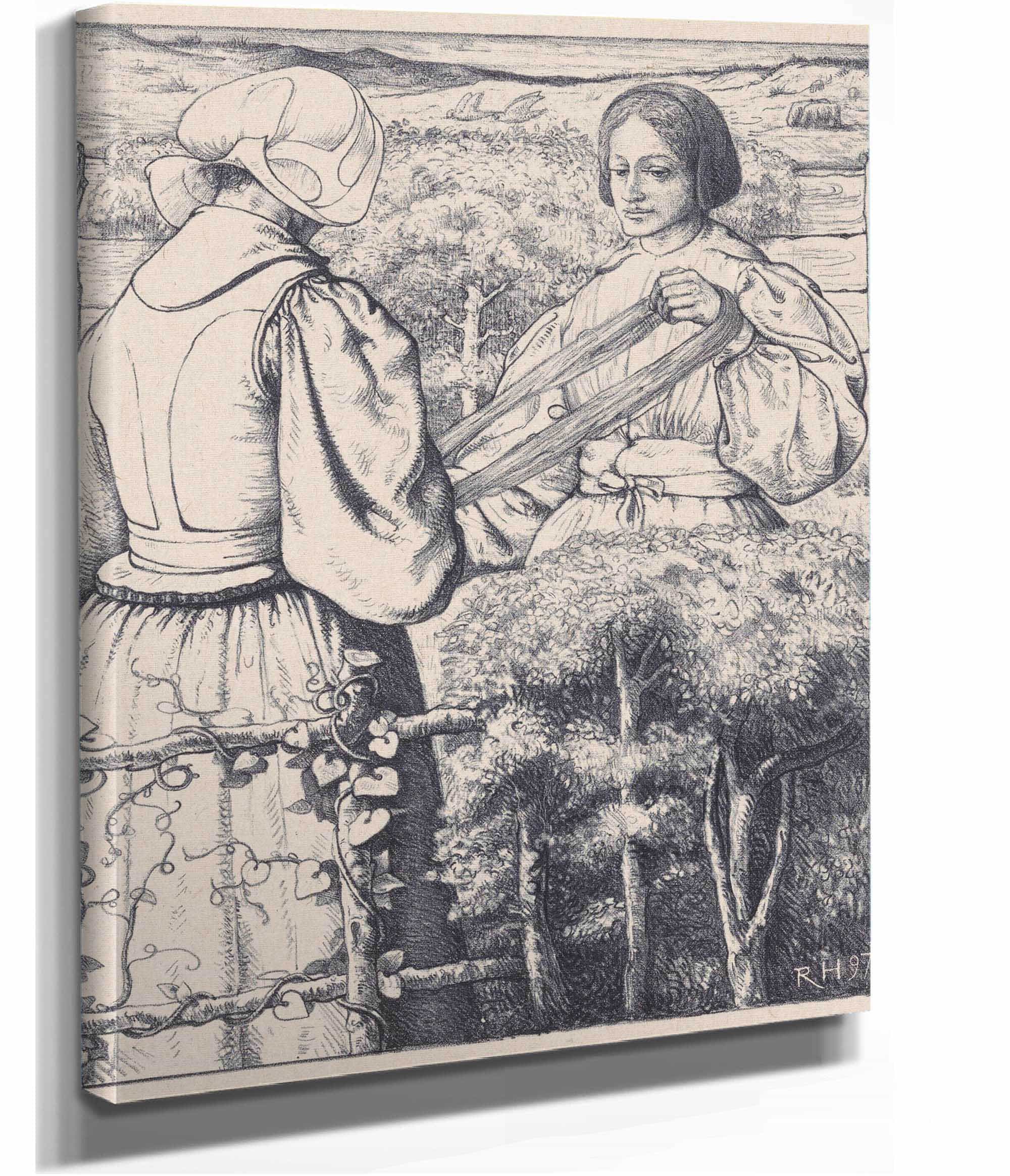Huizer Meisjes Die Garen Winden by Richard Nicolaus Roland Holst - Image 3