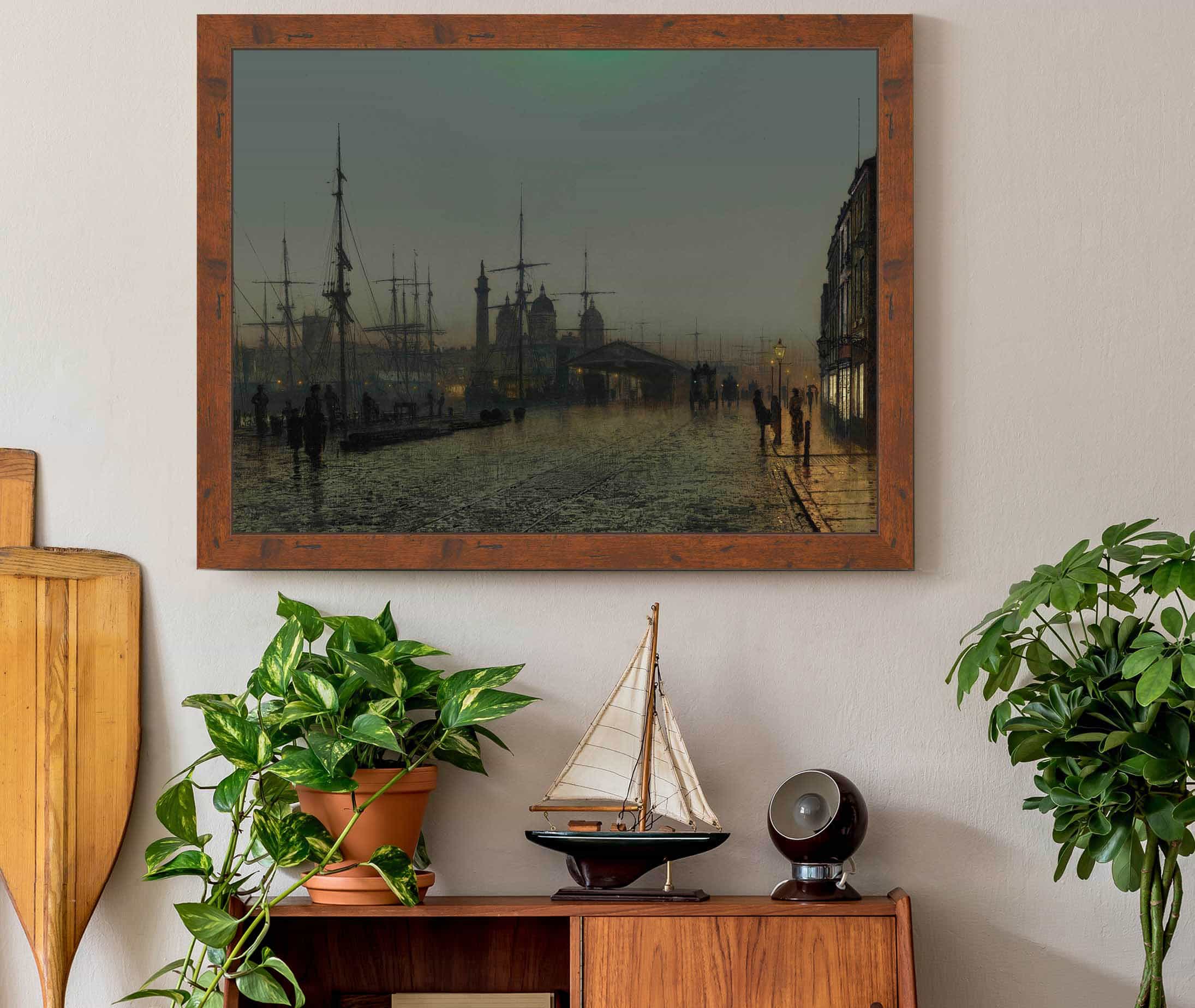 Hull Docks At Night by John Atkinson Grimshaw - Image 3