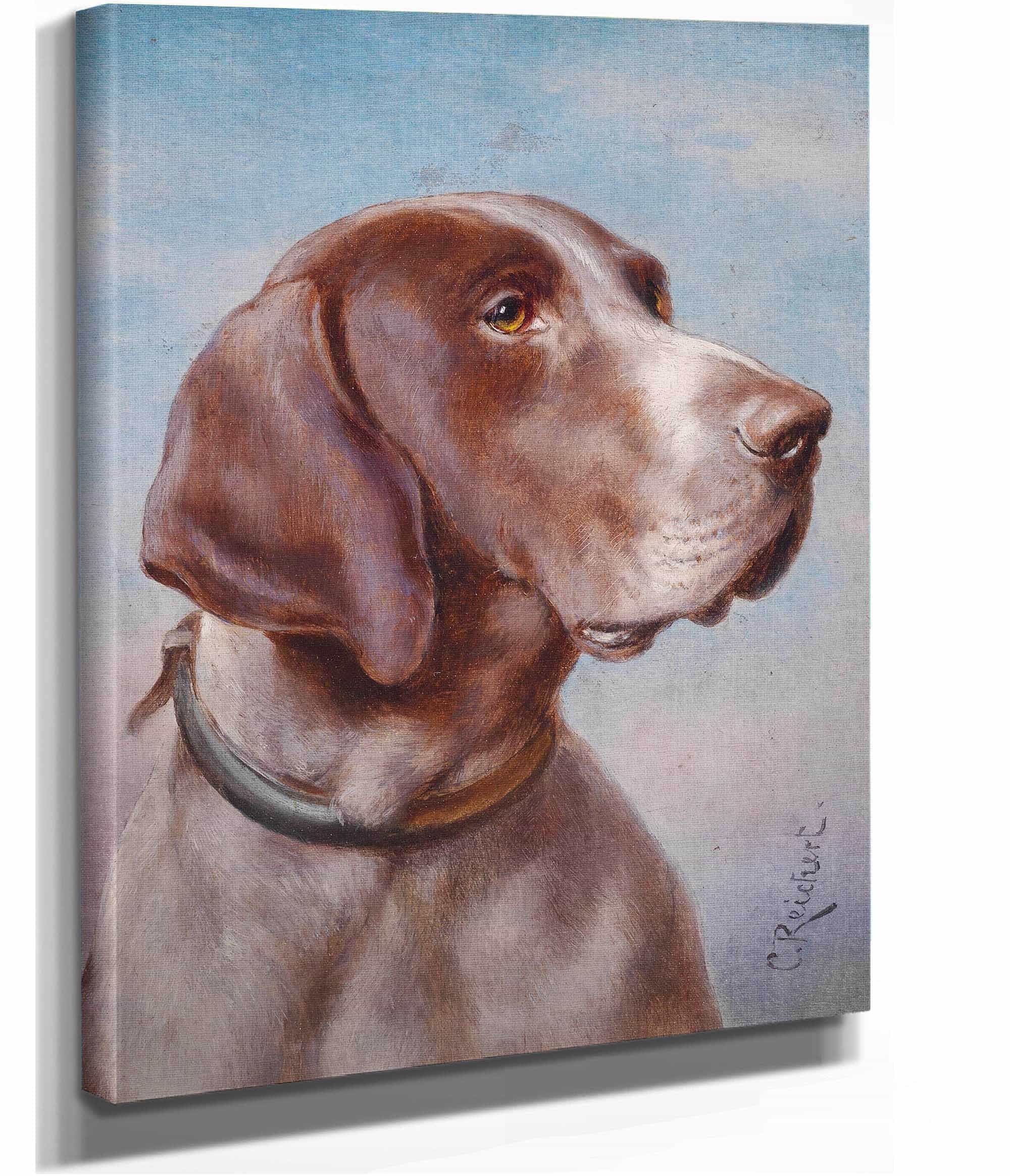 Hundeportrait by Carl Reichert - Image 2