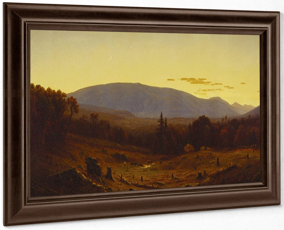 Hunter Mountain, Twilight By Sanford Robinson Gifford - Image 4