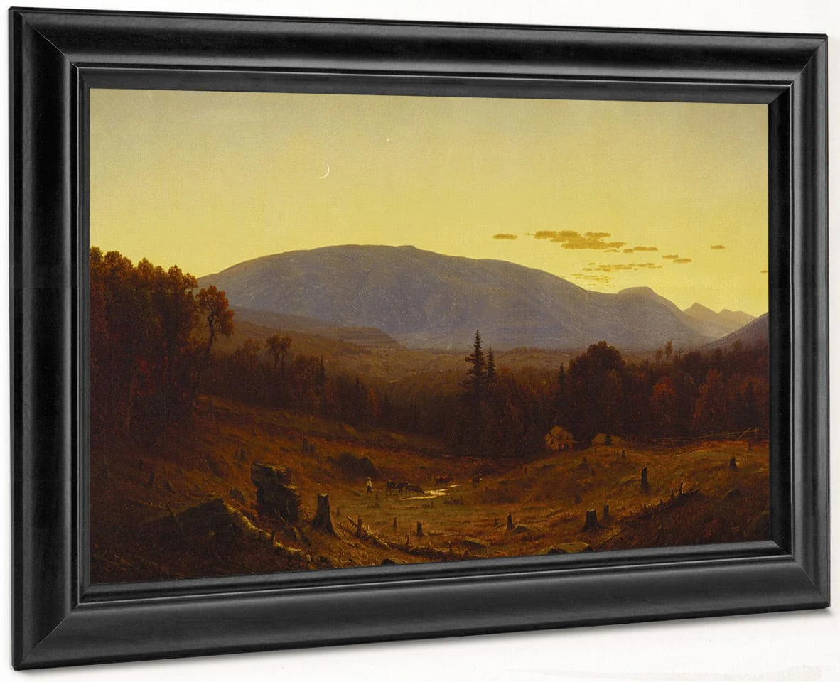 Hunter Mountain, Twilight By Sanford Robinson Gifford - Image 6