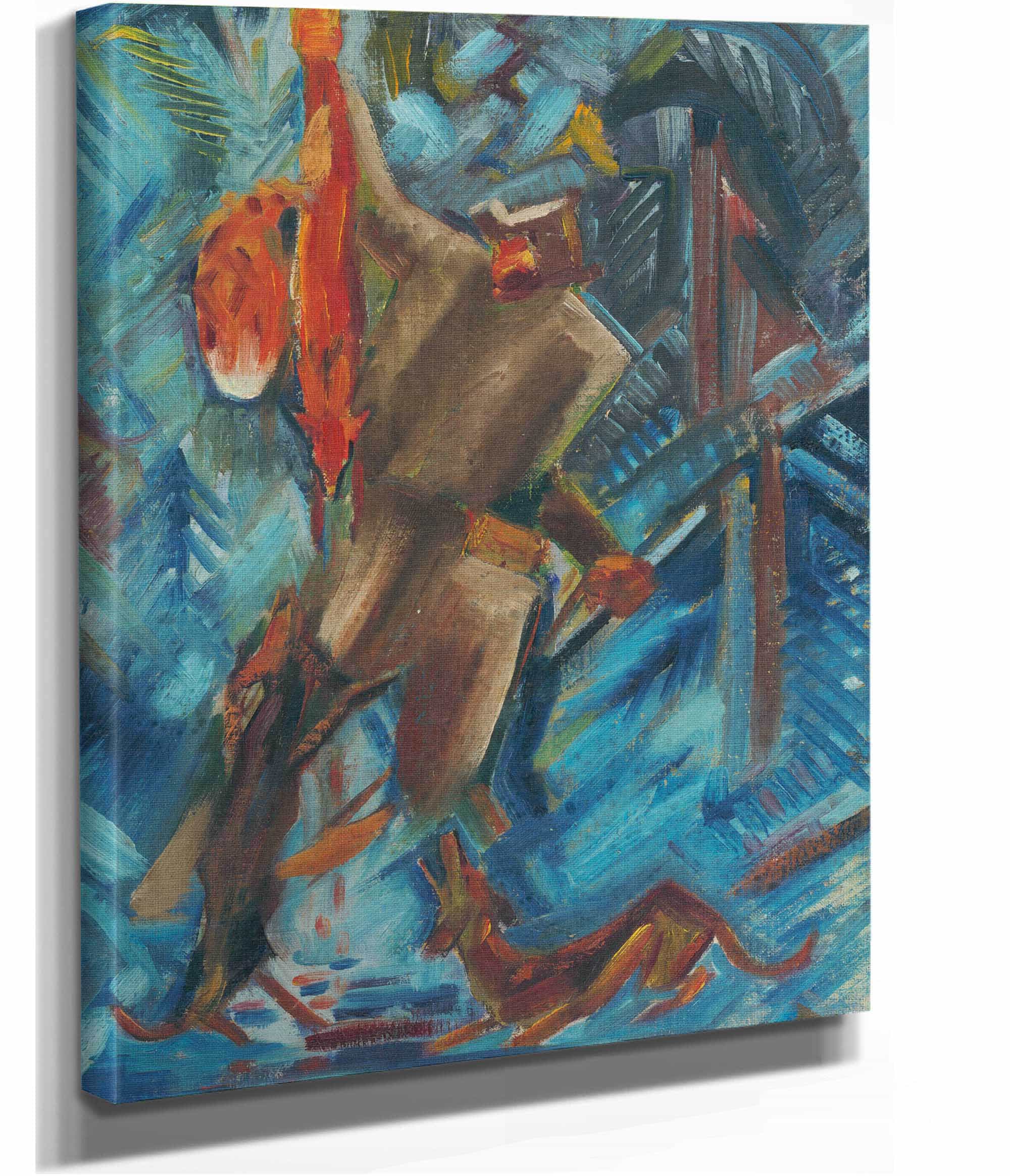 Hunter With A Fox In His Hand by Arnold Peter Weisz Kubincan - Image 3