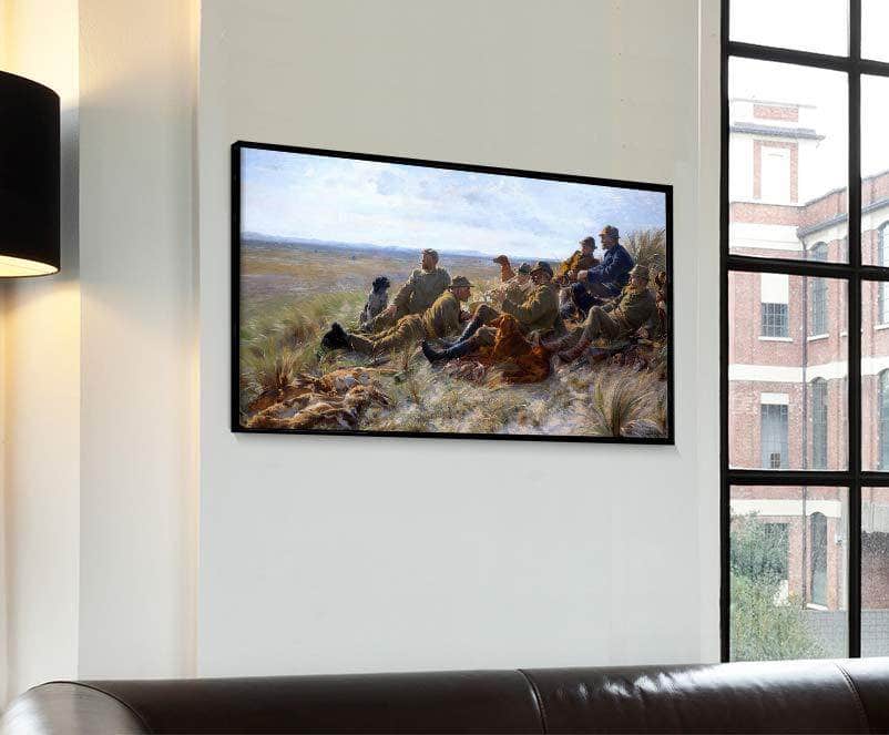 Hunters Of Skagen Painting Peder Severin Kroyer Canvas Art - Image 4