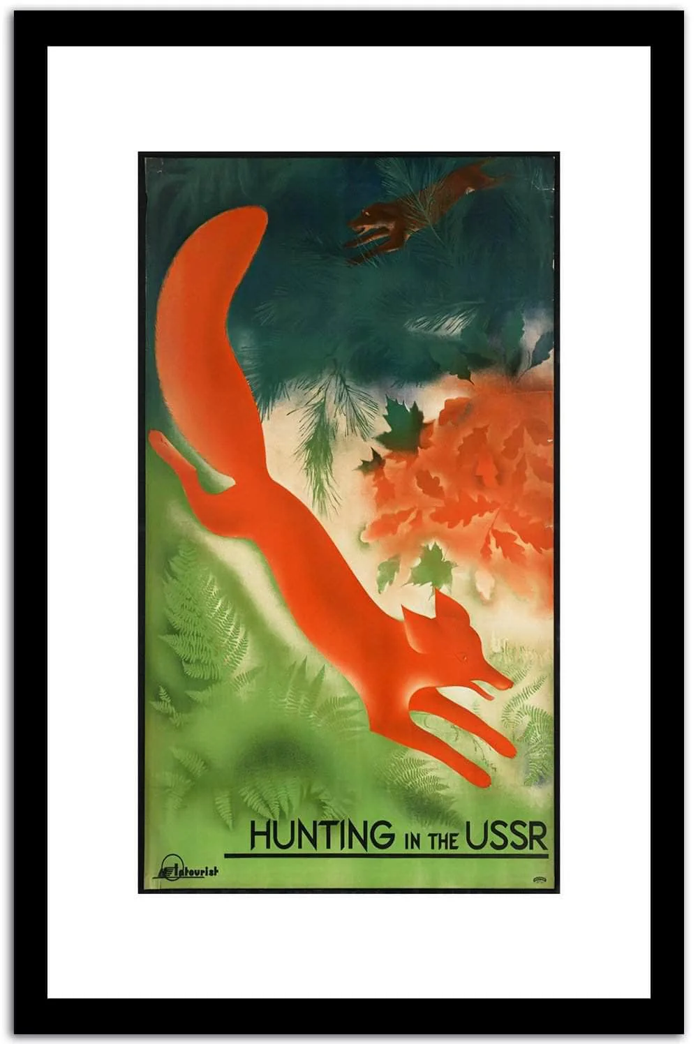 Hunting In The Ussr Vintage Poster