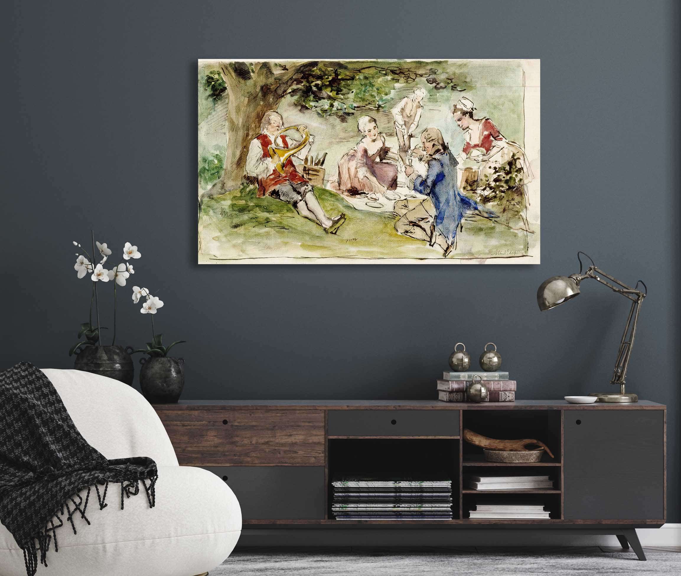 Huvila Lahteen Vierella Harjoitelma By Albert Edelfelt - Image 5