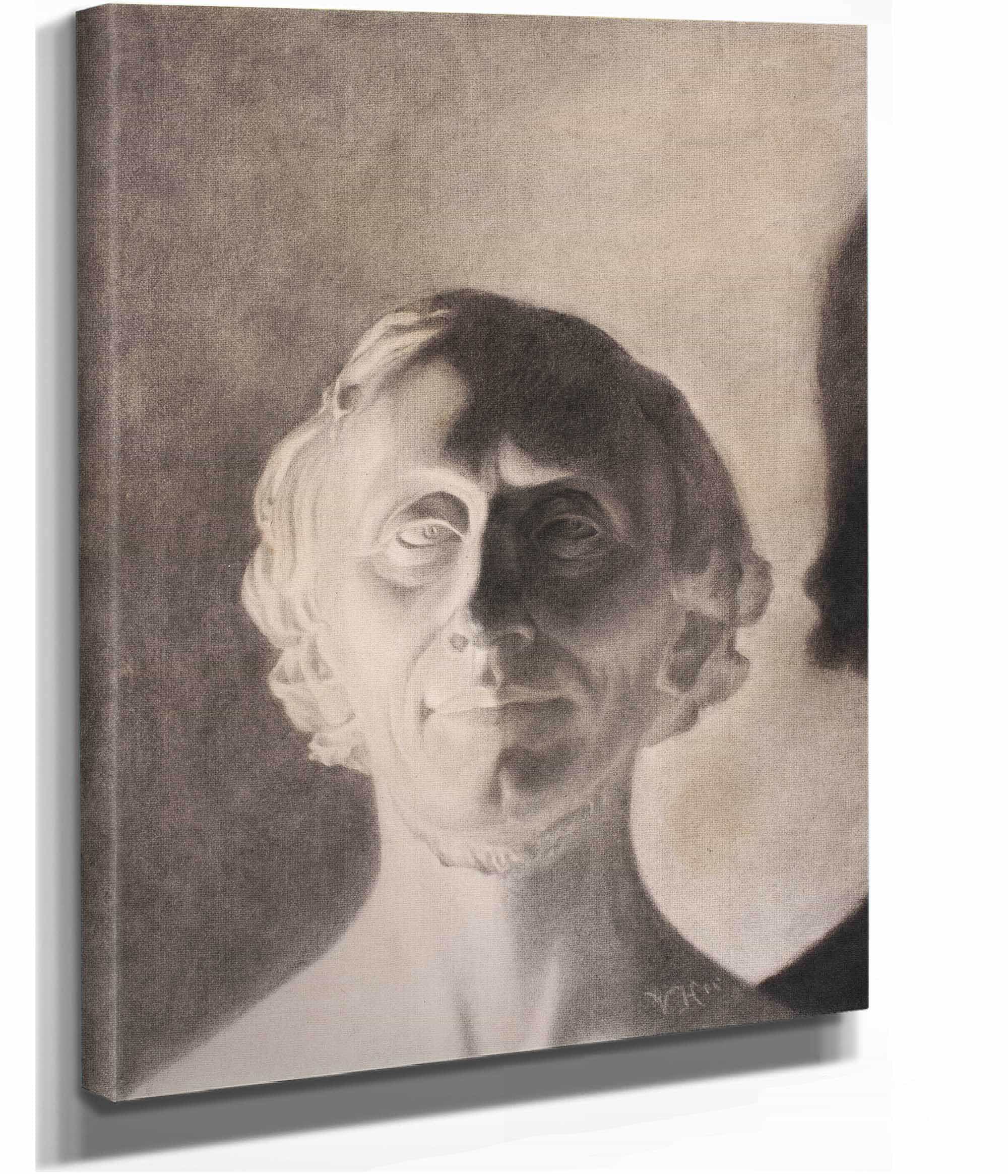 Hw Bissens Portraetbuste Af Hc Andersen by Vilhelm Hammershoi - Image 2