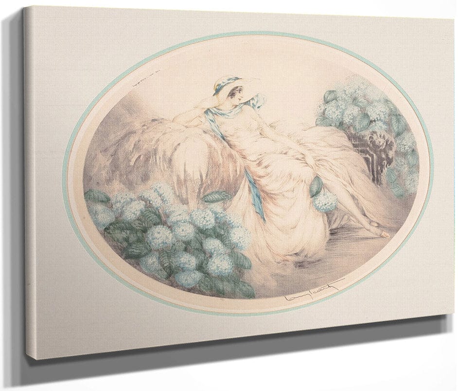 Hydrangeas 1929 By Louis Icart