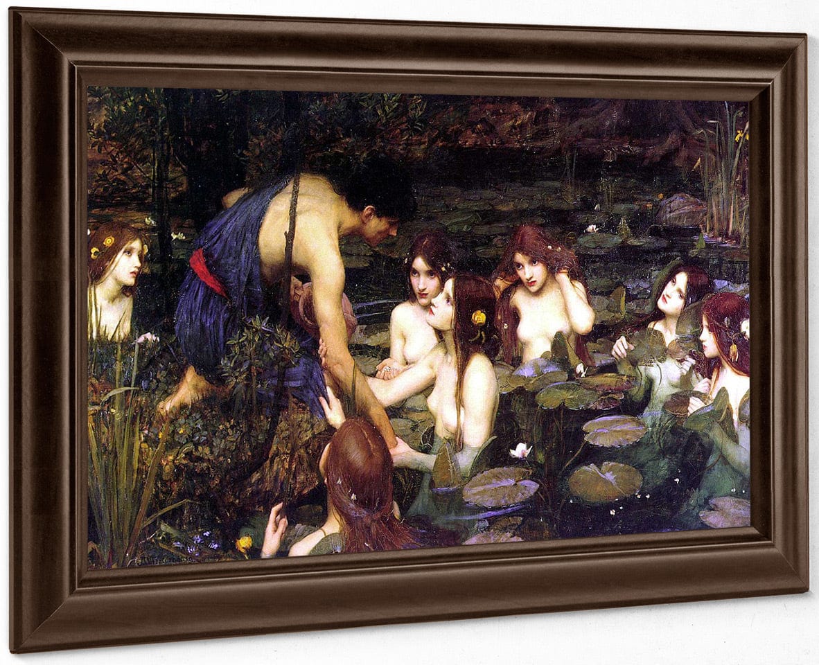 Hylas And The Nymphs By John Waterhouse. - Image 4