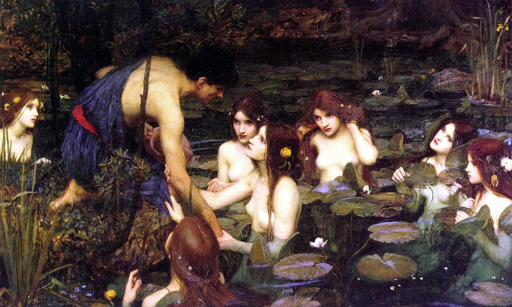 Hylas And The Nymphs By John Waterhouse. - Image 5