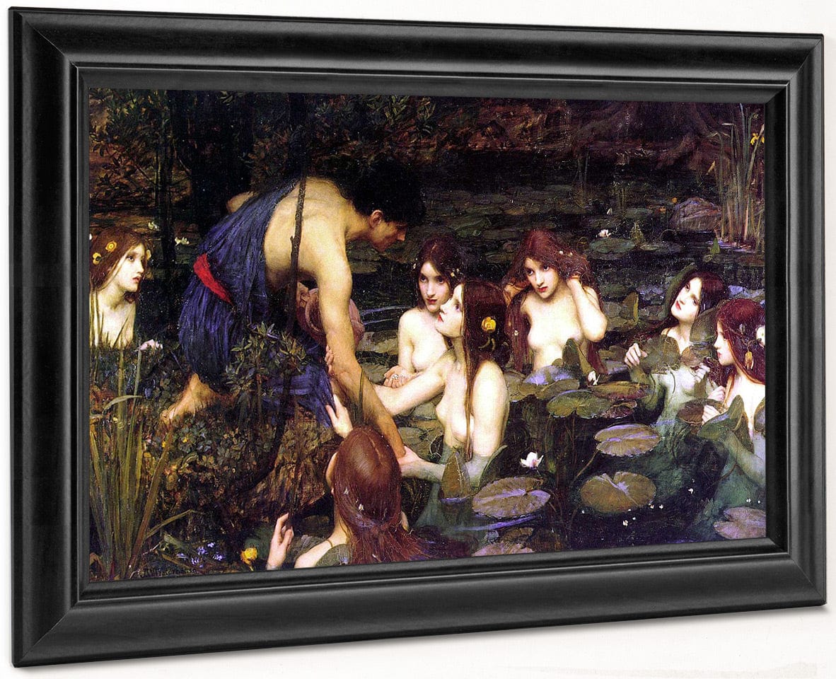 Hylas And The Nymphs By John Waterhouse. - Image 6